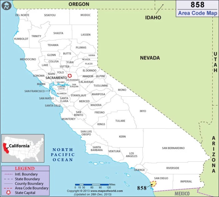 California npi number area code 858