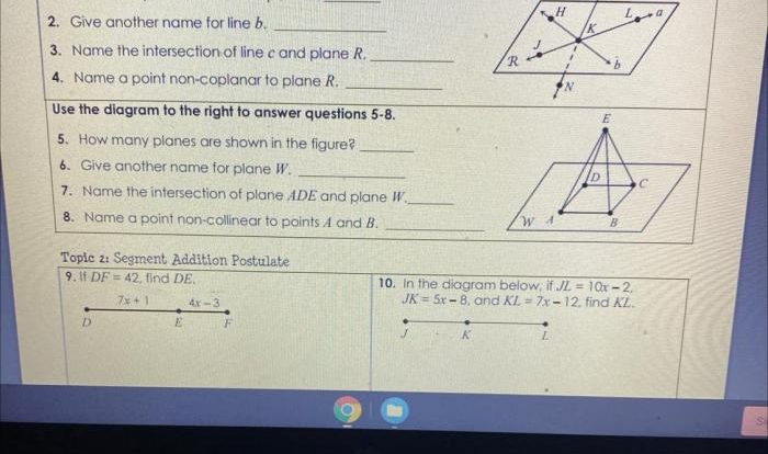 Geometry chapter 6 quiz answer key