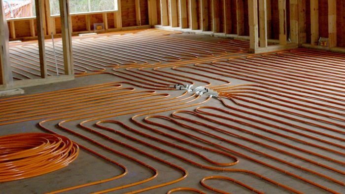 Types of hydronic heating systems