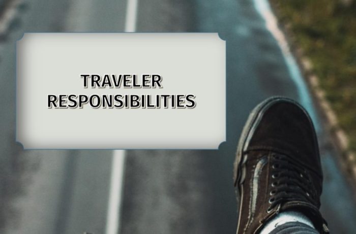Dts basic following which docx traveler responsibility